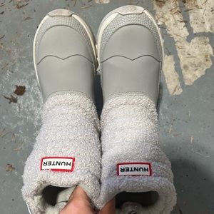 Hunter High Pile Fleece Short Snow boots